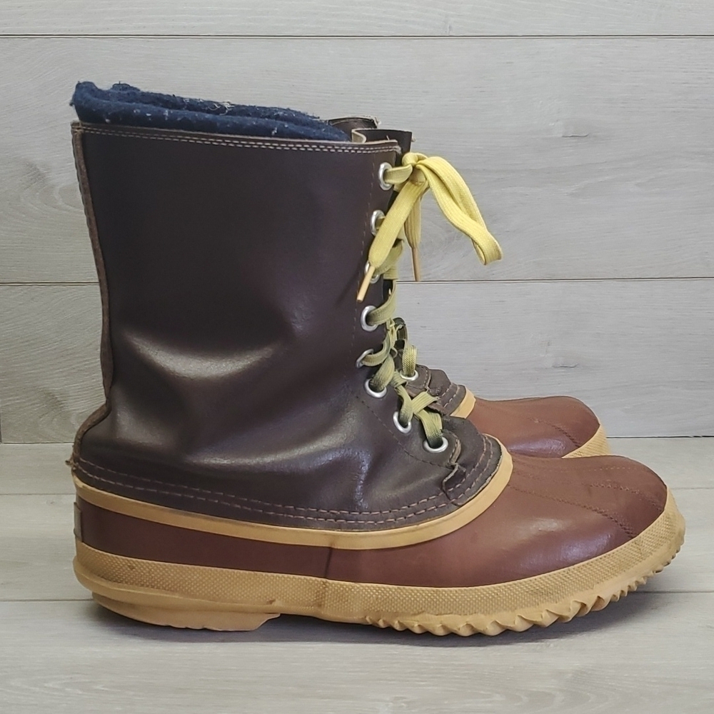 Sorel Mens Outdoor Hiking Duck Comfort Shoes boots Insulated lined sz 11